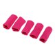 thumbnail image 1 of 5pcs soporte elástico de las mangas del protector del dedo para el baloncesto rosa roja, 1 of 5