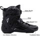 thumbnail image 2 of Patines en línea LIKU Unisex Negro Talla Hombre 11, Mujer 12, 2 of 7