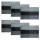 thumbnail image 3 of Placemats SHACOS, vinilo tejido para mesa de comedor, juego de 6 unidades, color negro, 3 of 8
