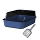 thumbnail image 5 of Caja De Arena Para Mascotas Con Tapa Abierta, Orinal Portátil, Bandeja Para Arena Para Gatos, Caja De Arena Para Inodoro Para Gatos, Azul, 5 of 5
