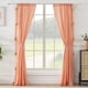 thumbnail image 2 of Par de cortinas Greenland Home Monterrey 42 x 213 cm, color coral, 2 of 5