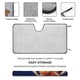 thumbnail image 2 of Chicas sin Blanca Parasol para Parabrisas Delantero Protector Plegable, Visera Solar para Auto Bloquea Rayos UV Mantiene tu Vehículo Fresco140cm*76cm, 2 of 6