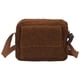 thumbnail image 1 of Bolso bandolera de lana de cordero, nuevo estilo 2023, color liso, bandolera diagonal de un solo hombro, moderno bolso cuadrado pequeño., 1 of 6