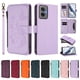 thumbnail image 3 of Funda Cartera Mariposa para [Motorola Moto G55 5G] con Soporte y Cremallera Morado claro, 3 of 6
