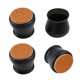 thumbnail image 4 of Silicona Silla Pierna Protector Cap Pad Mesa Muebles Pies Suelo De Madera Negro, 4 of 5