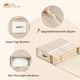 thumbnail image 5 of Organizadores de sábanas ZenStorage, tamaño king o queen, paquete de 6, color beige, 5 of 7