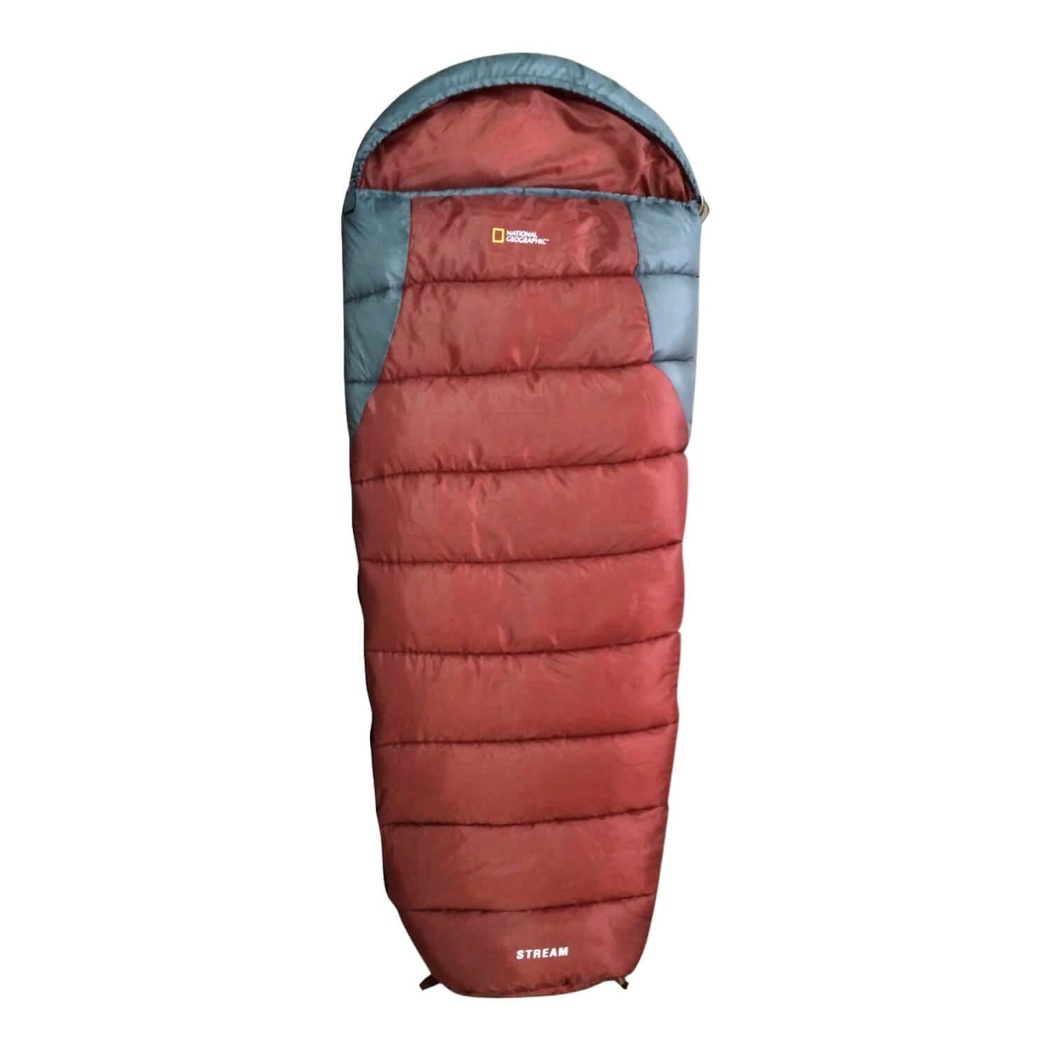 Saco De Dormir Stream 3°c Rojo National Geographic Rojo Talla Unica