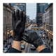 thumbnail image 1 of Guantes De Cuero Con Ajuste De Botón Y Elástico Clásicos Elegantes Para Hombre Invierno, 1 of 6