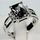 thumbnail image 1 of 1pc Purple Black Zircon Cutout Fashion Ring On Both Sides For Men, 1 of 3