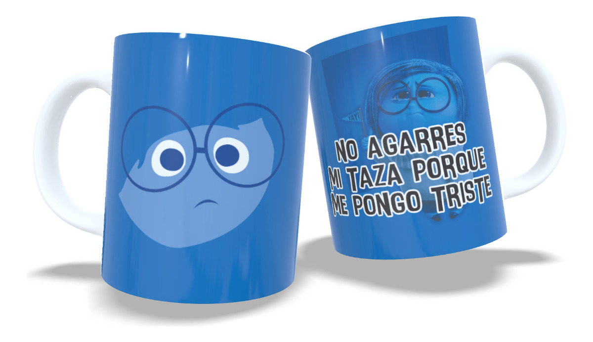 Arumistorechile - Tazon Taza Colección Intensamente 2 No Toques Mi Taza - Tristeza