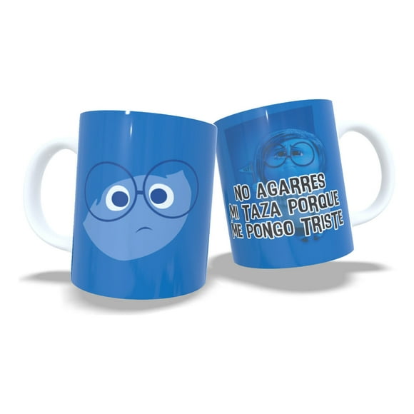 Tazon Taza Colección Intensamente 2 No Toques Mi Taza - Tristeza