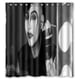 thumbnail image 1 of Cortina de ducha de Marilyn Manson, juego de cortina de baño con ganchos, tamaño 60 x 72 pulgadas, 1 of 3
