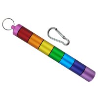 Ioensy - 7 Días A Prueba De Agua Mini Pastillero Caja Portabotellas Contenedor Organizador