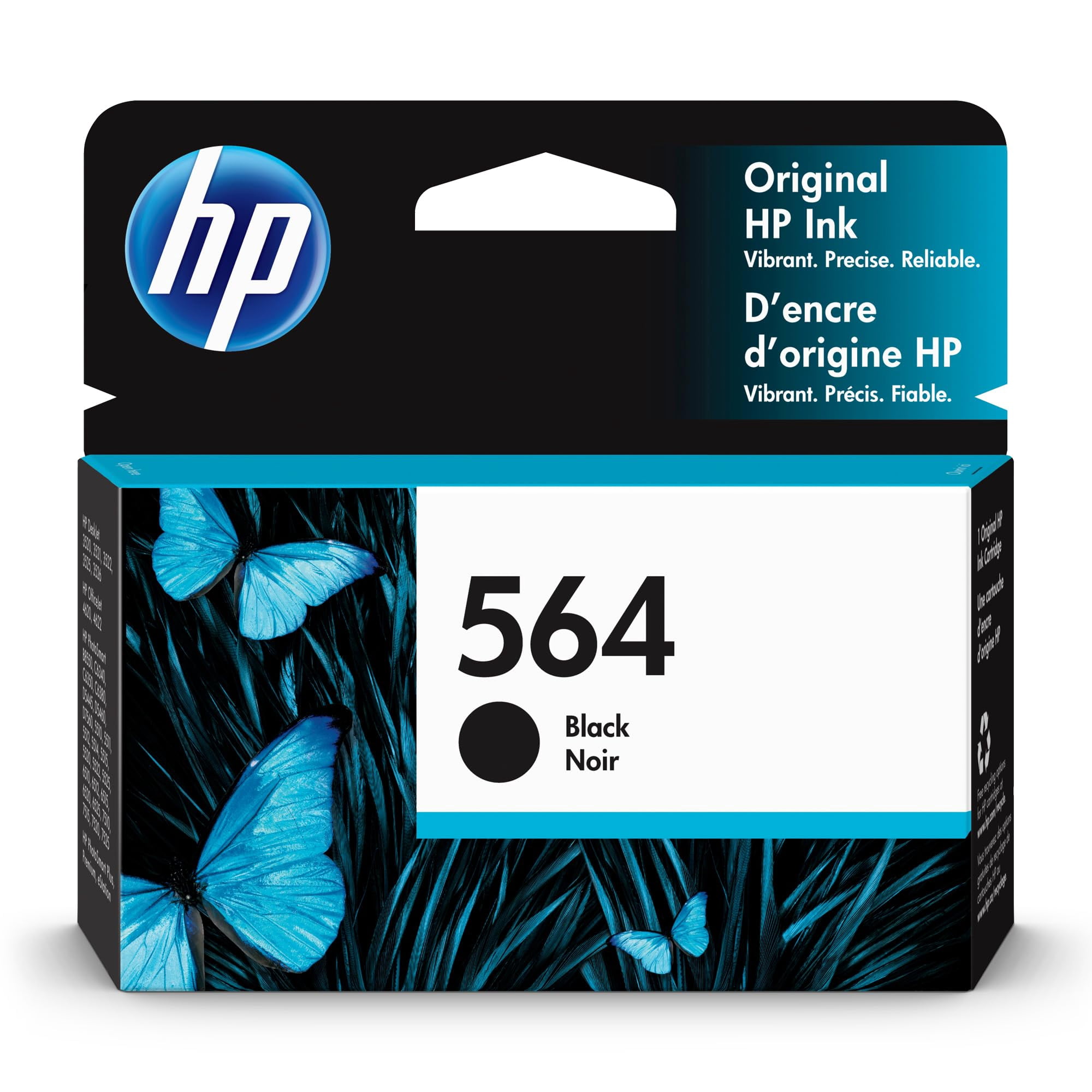 Cartucho De Tinta Hp 564 Negro | Rendimiento De 250 Páginas | Cb316wn