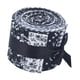 thumbnail image 5 of 20 Piezas De Rollo De Gelatina De 2,4 Pulgadas De Algodón Floral Para Manualidades, Costura Enrollable, Color Negro, 5 of 5