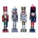 thumbnail image 4 of 4 Piezas De Figuras De Cascanueces De 12 Pulgadas, Figuras Decorativas De Navidad, Estilo De Decoración Hecho A Mano R, 4 of 5