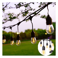 Genérico - Guirnalda Luces Solar Cable 10M +10 Led Ampolletas