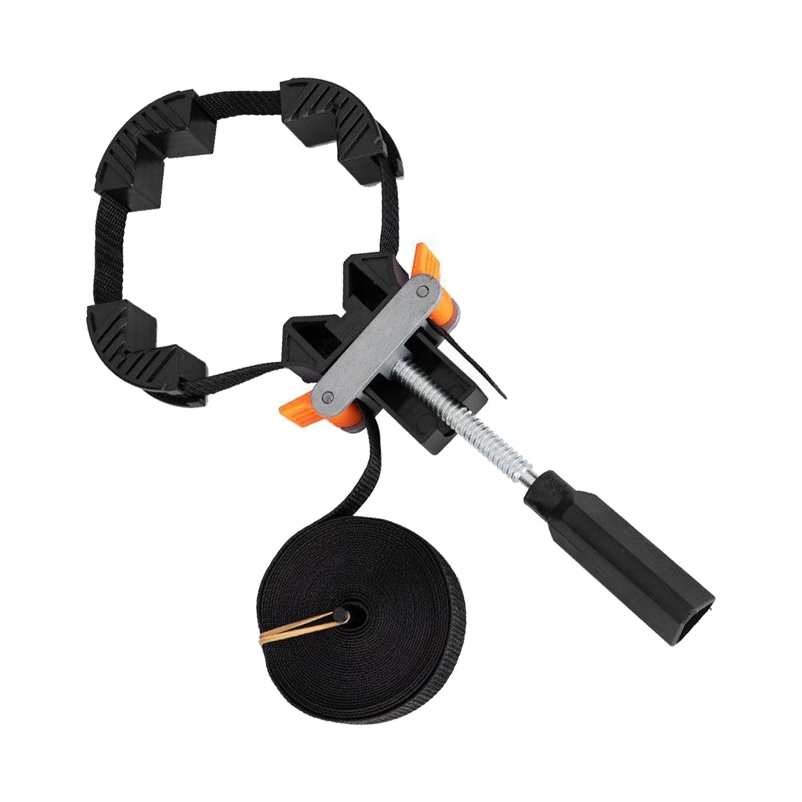 Magideal - Abrazadera De Cinturón Multifunción, Soporte De Correa De Clip De Sujeción De Fijación Ajustable Para Marco De Fotos, Carpintería, Muebles De Gabinete