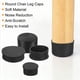 thumbnail image 5 of Uxcell 7Pcs Tapas para Patas de Silla, 50mm (2 Pulgadas) Tapones para Patas de Silla que no Dejan Marca Protectores de Piso Antideslizantes para Patas de Silla, Negro, 5 of 7