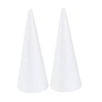 Magideal - Árbol De Navidad Artesanal Con Cono De Espuma Para Niños En La Iglesia, Preescolar Y Jardín De Infantes. 350Mm 2 Piezas