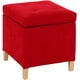 thumbnail image 1 of Pouf Baúl Rucato Rojo Altea 46x46x50 cm, 1 of 3