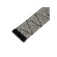 thumbnail image 3 of INSPIRE CHIC Cinturones de Mujer Tejidos Elásticos, Hebilla de Madera de Ratán de Paja Cinturón Ancho Elástico para Vestido Rayas Blancas y Negras 23.62-33.46, 3 of 5