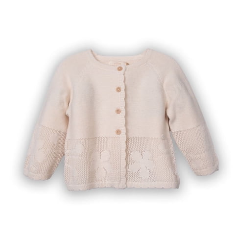 Chaleco Bebé Niña Crudo Pillin