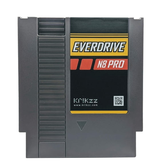 Cartucho de juego EVERDRIVE N8 PRO con múltiples estados de guardado