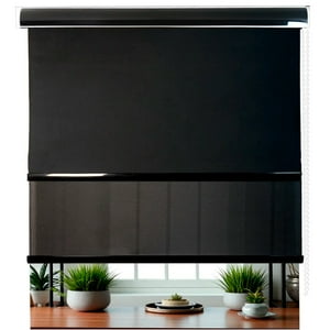 Cortina Roller Blackout Doble Visillo Cenefa Beiti 200X200