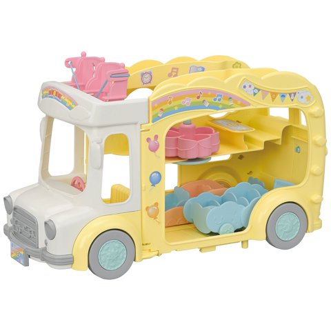 Playset Sylvanian Families Autobús Arcoíris Para Bebé