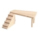 thumbnail image 3 of Plataforma Para Hámster Con Escalera, Cabaña De Madera Para Hámster, Jerbos, Lemmings, Ratas, Estilo A, 3 of 5