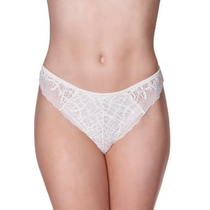 Baziani - Calzón Pantaleta Encaje 20467 Ivory L