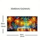 thumbnail image 3 of 1pc HD Prints Landscape Wall Art, Bright, Golden, Modern Abstract Posters, Night Street Lights Lamp View, Large Canvas Painting, Wall Decoration Picture For Home Decor, Ideal Gift, No Frame, 3 of 3