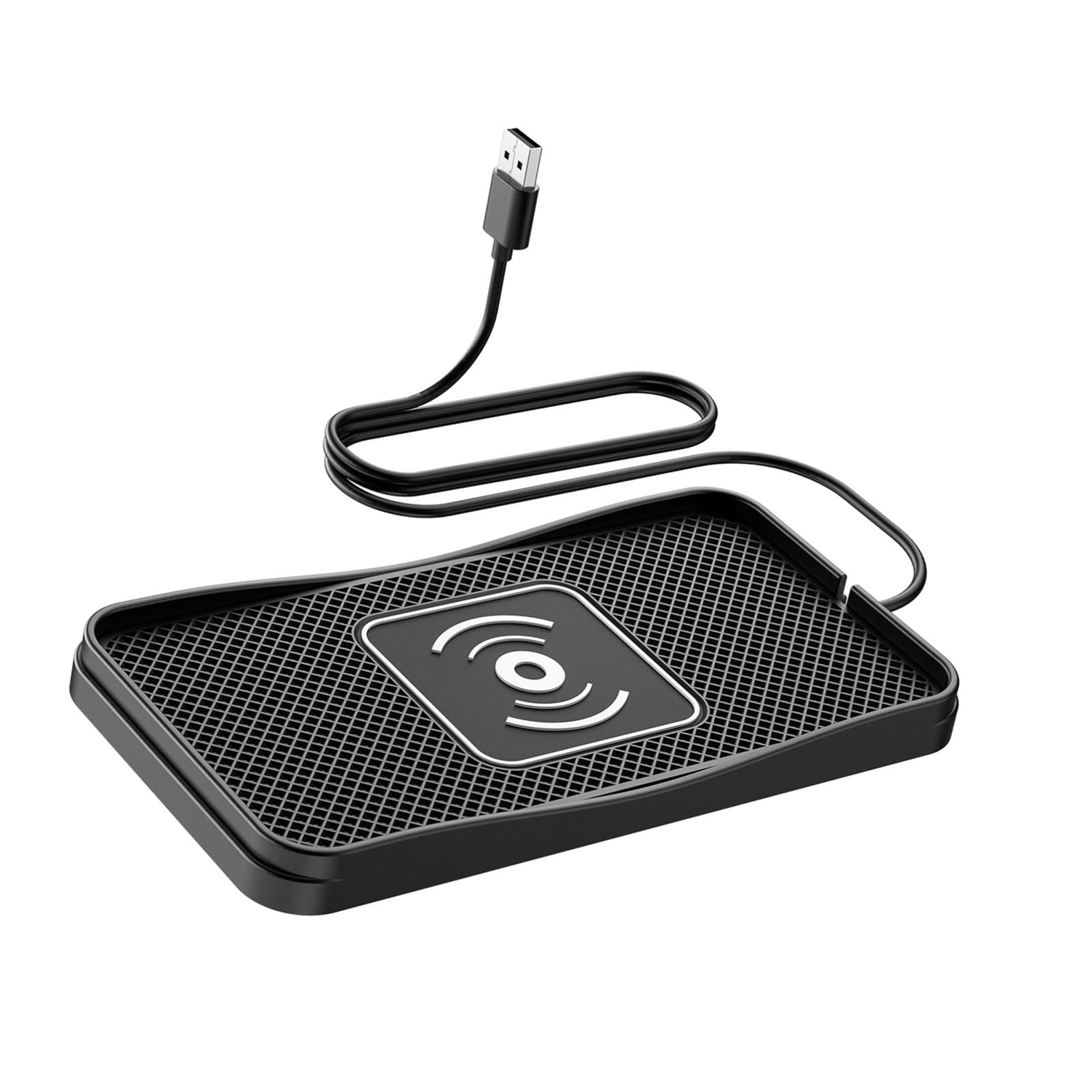 Bothyi - Almohadilla De Carga Inalámbrica Para Coche, Fácil Instalación, Alfombrilla De Carga Multifuncional, Puerto Usb