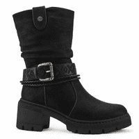 Botin Negro Mujer Casual Chalada Terra