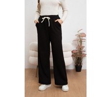 Likeshop - Pantalón Mujer Pierna Ancha Wide Leg Cotele Otoño Invierno 7123