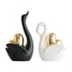 thumbnail image 5 of 2 Figuras De Cisne Para Decorar La Mesa De La Sala De Estar, Estantería, Entrada, Blanco Y Negro., 5 of 5