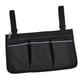 thumbnail image 4 of Silla De Ruedas Walker Bolsa Lateral Bolsa Cama Riel Organizador Bolsillo Para Teléfono Negro, 4 of 5