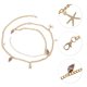 thumbnail image 4 of Unique Bargains 1 Pc Cinturón Ajustable de Cintura Delicado Bohemio de Playa Concha Bohemia Cinturón de Lazo para Mujer Tono Dorado, 4 of 6