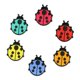 thumbnail image 3 of 6 Uds. Parches Bordados De Mariquita, Pegatina De Tela, Apliques De Costura Para Ropa, 3 of 5