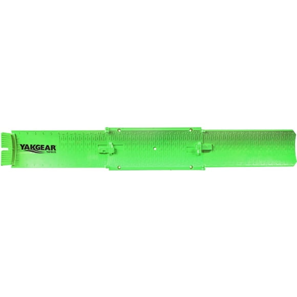 Regla de medición para pesca YakGear Fish Stik verde lima