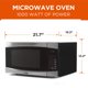 thumbnail image 2 of Microondas Commercial CHEF 1.6 pies cúbicos 1000 W 10 niveles de potencia, 2 of 7