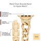thumbnail image 4 of Pulsera de cadena moderna para Apple Watch Anne Klein Gold, 4 of 5