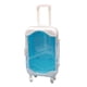 thumbnail image 2 of 1/12 Mini Trolley Equipaje Casa De Muñecas Hogar Maletero Miniatura Ornamentos Azul, 2 of 5