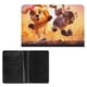 thumbnail image 2 of Gracie y Pedro Porta Pasaporte y Cartera de Viaje Premium de Cuero PU, Funda de Pasaporte Bloqueo RFID con Ranuras para Tarjetas de Crédito, Estuche para Libro de Pasaporte para Familia 10cm × 15cm, 2 of 6