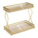 thumbnail image 4 of Estante De Maquillaje, Suministros, Organizador De Encimera De Baño Para Tocador De Loción De Especias, Doble Capa, 4 of 5