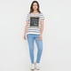 thumbnail image 4 of Polera Mujer Manga Corta Focal Print Ecru Corona, 4 of 5
