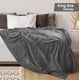 thumbnail image 2 of Blanket Utopia Bedding, forro polar, tamaño king, color gris, 300 g/m², microfibra, 2 of 9