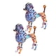 thumbnail image 1 of 2pcs Graffiti Perro Figurilla Caniche Escultura Resina Estatua Decoración Del Hogar Artesanía, 1 of 5