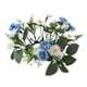 thumbnail image 5 of Daisy Candle Rings Wreaths Flower Wreaths Para Mesa De Comedor De Granja, Blanco Y Azul, 5 of 5